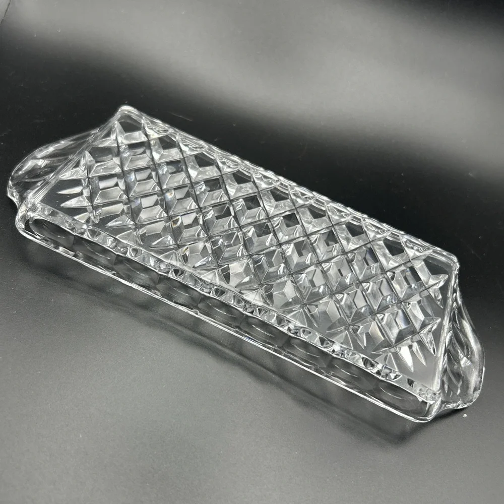 Vintage Tray for Mini Shakers  American Clear Butter Dish Base Replacement